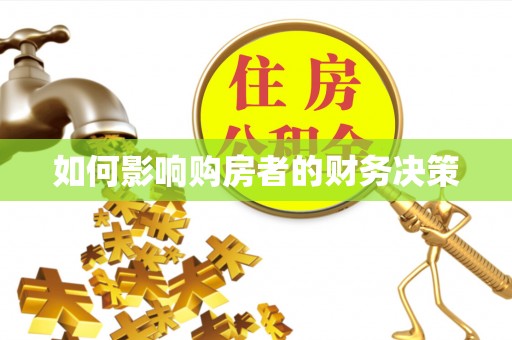 施甸如何影响购房者的财务决策