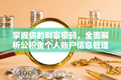 施甸掌握你的财富密码，全面解析公积金个人账户信息管理