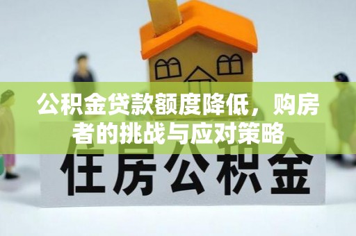 施甸公积金贷款额度降低，购房者的挑战与应对策略