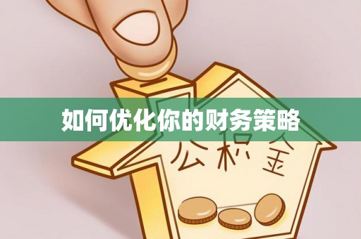 施甸如何优化你的财务策略