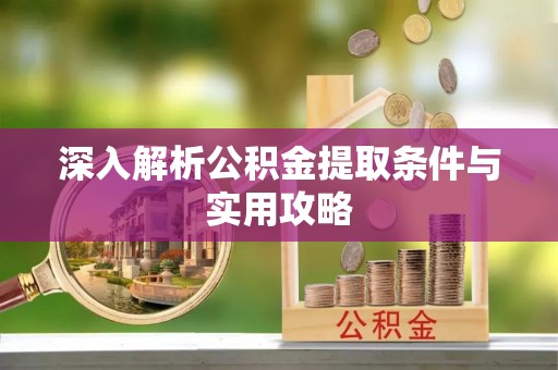 施甸深入解析公积金提取条件与实用攻略
