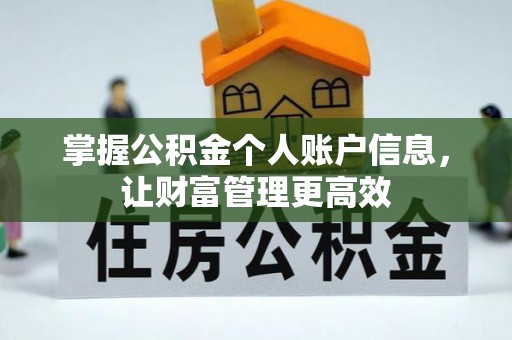 施甸掌握公积金个人账户信息，让财富管理更高效